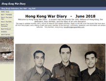 Tablet Screenshot of hongkongwardiary.com